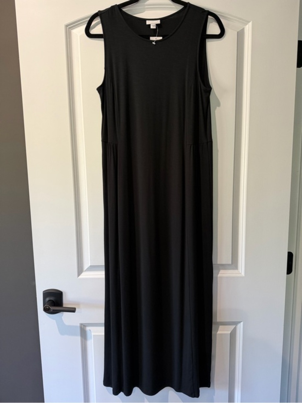 🆕 J. Jill Sleeveless Classic Black Maxi Dress (S)